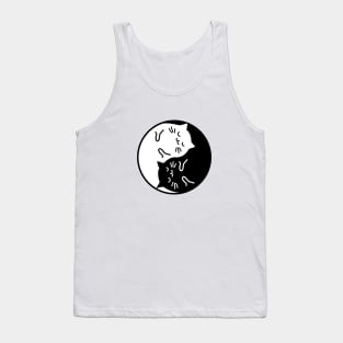 Yin Yang Cats Tank Top